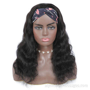 Body Wave Wig Affordable Headband Wig 180% Density Glueless Wigs human hair wigs